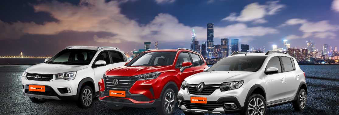 Comparación: Chery Tiggo 2, Changan CS15 y Renault Stepway